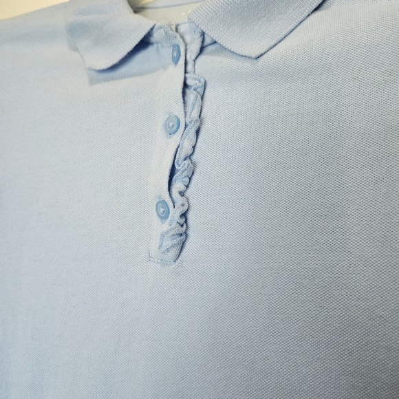 2 Pack The Children's Place Girl's‎ Large (10/12) Blue SS Uniform Polo Dresses - Picture 3 of 6